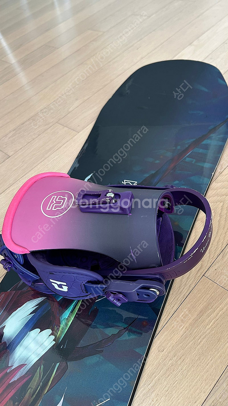 여성 스노보드세트(캐피타데크+유니온바인딩+부츠)--2